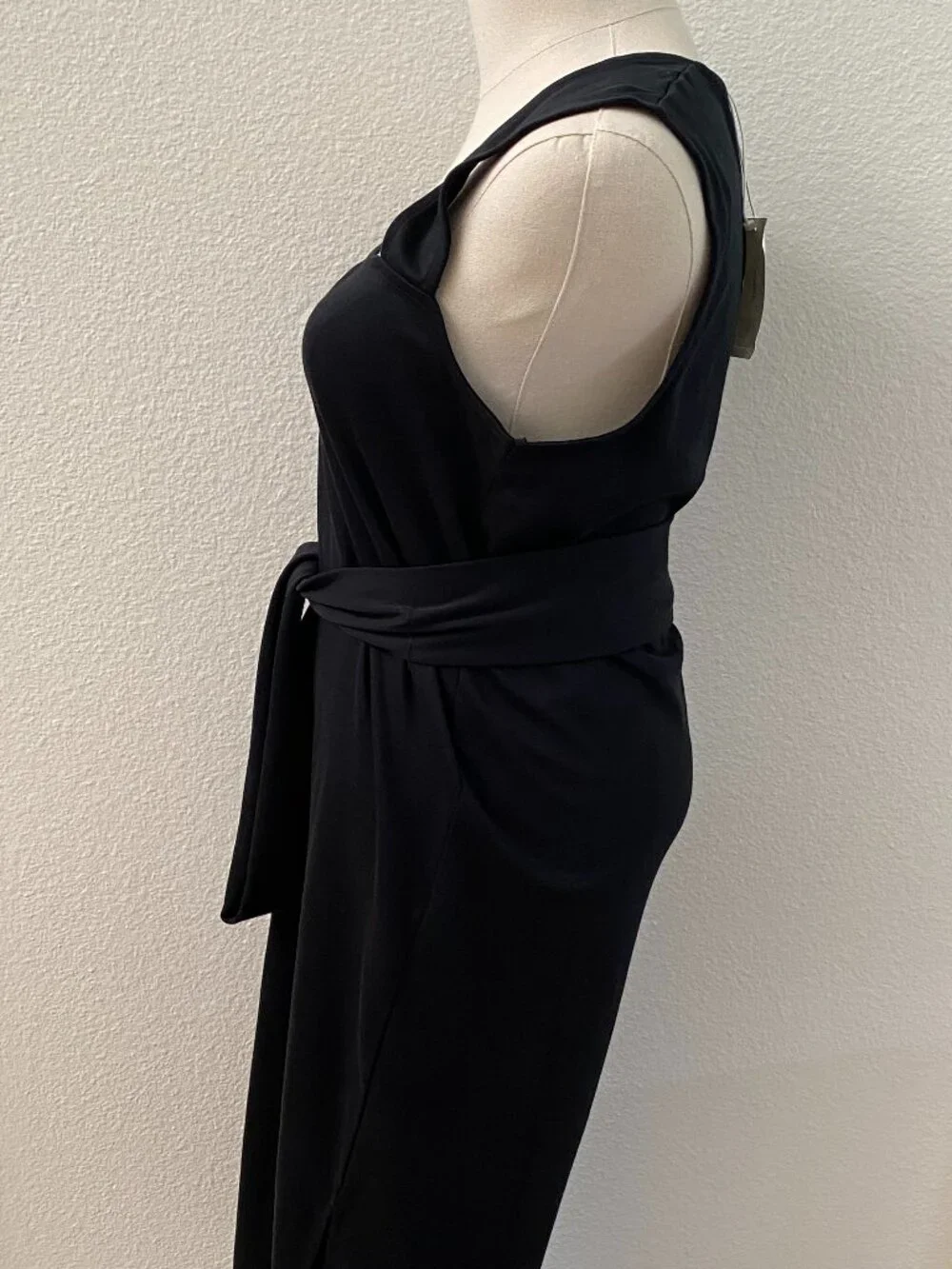NWT Vince Belted Square Neck Midi Dress - S - Picture 6 of 9